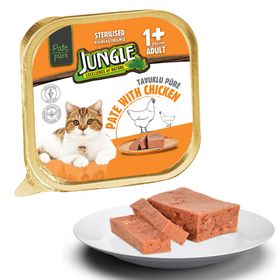 Jungle Tavuklu Ezme 100 gr Kısırlaştırılmış Kedi Maması