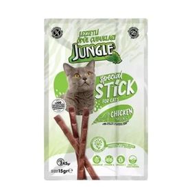 Jungle Tavuklu Stick 3x5 gr Kedi Ödülü