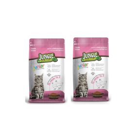 Jungle Tavuklu Yavru 2 x 500 GR Kedi Maması