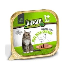 Jungle Tavuklu Yetişkin 100 gr Kedi Püresi