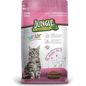 Jungle Yavru Tavuklu 500 gr x 4 Adet Kedi Maması