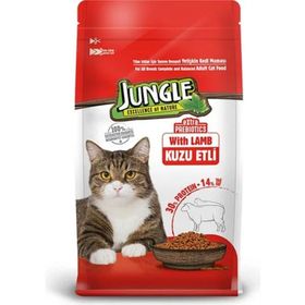 Jungle Yetişkin Kuzulu 500 gr 8 Adet Kedi Maması