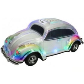 Junglee WS-1937BT Nostaljik Ledli Woswos Araba FM Radyolu Beyaz Bluetooth Hoparlör