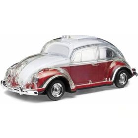 Junglee WS-1937BT Nostaljik Ledli Woswos Araba FM Radyolu Kırmızı Bluetooth Hoparlör