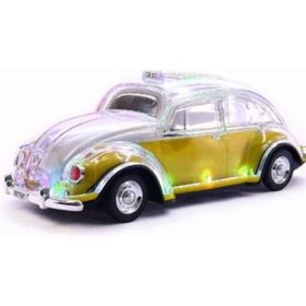 Junglee WS-1937BT Nostaljik Ledli Woswos Araba FM Radyolu Sarı Bluetooth Hoparlör