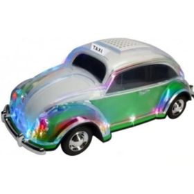 Junglee WS-1937BT Nostaljik Ledli Woswos Araba FM Radyolu Yeşil Bluetooth Hoparlör