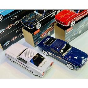 Junglee WS-1967 Klasik Mustang Model Araba Beyaz Bluetooth Hoparlör