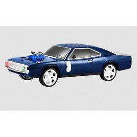 Junglee WS-1968 Klasik Dodge Challenger Model Araba Lacivert Bluetooth Hoparlör