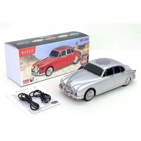 Junglee WS-596 Klasik Jaguar Model Araba Gümüş Bluetooth Hoparlör