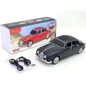 Junglee WS-596 Klasik Jaguar Model Araba Siyah Bluetooth Hoparlör