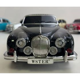 Junglee WS-596 Klasik Jaguar Model Araba Siyah Bluetooth Hoparlör