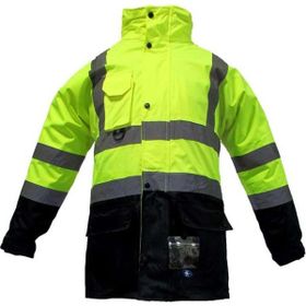 Junior Sarı Lacivert 5 Parça İçi Çıkmalı Parka