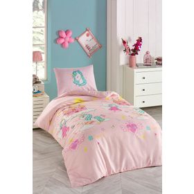 Junior Unicorn Dreams Pembe Tek Kişilik Nevresim Seti
