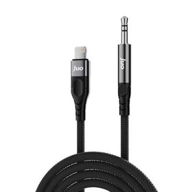 Juo 1 mt Lightning to 3.5 mm Jack Aux Stereo TRS Ses Kablosu