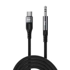 Juo 1 mt USB Type-C to 3.5 mm Jack Aux Stereo TRS Ses Kablosu