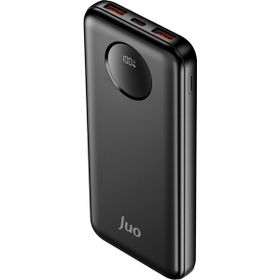 Juo 10000 mAh 22.5W Dijital Led Ekranlı Siyah Taşınabilir Hızlı Şarj Cihazı Powerbank