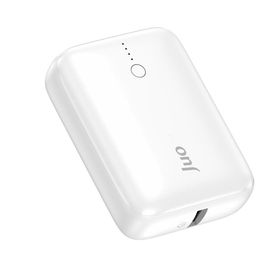 Juo 10000 mAh 22.5W Usb-A + Usb-C Beyaz Powerbank Taşınabilir Hızlı Şarj Cihazı