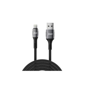 Juo 12W 2.4A USB-A to Lightning Apple iPhone iPad 1 mt Örgülü Hızlı Şarj ve Data Kablosu
