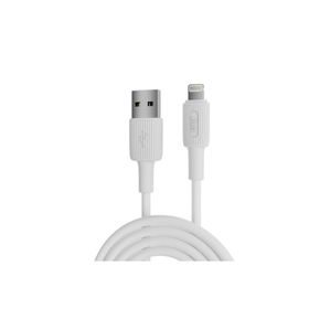 Juo 12W 2.4A USB-A to Lightning iPhone iPad Beyaz 1 mt Silikon Hızlı Şarj ve Data Kablosu