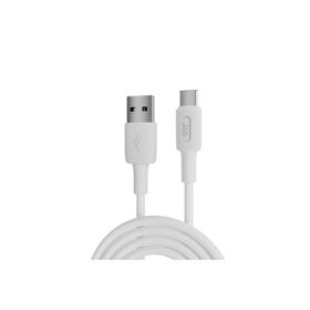 Juo 2 mt 12W Beyaz USB-A to Type-C Silikon Hızlı Şarj ve Data Kablosu