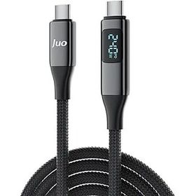 Juo 2 mt 240W USB 3.1 GeN2 10 GBPS E-Mark Çipli Led Display 4K 60 Hz Görüntü ve Type-C Hızlı Şarj Kablosu