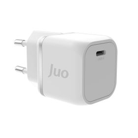 Juo 20W GaN USB-C iPhone ve iPad ve Android Uyumlu PD QC4.0 Type-C Beyaz Hızlı Şarj Cihazı