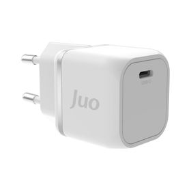Juo 20W GaN USB-C iPhone ve iPad ve Android Uyumlu PD QC4.0 Type-C Beyaz Hızlı Şarj Cihazı