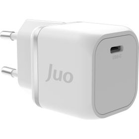 Juo 20W GaN USB-C iPhone ve iPad ve Android Uyumlu PD QC4.0 Type-C Beyaz Hızlı Şarj Cihazı