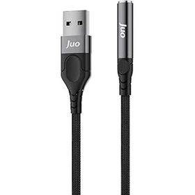 Juo 3.5 mm USB-A to Jack Kulaklık Mikrofon Aux Dönüştürücü Harici Ses Kartı