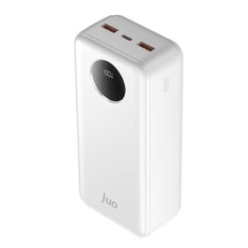 Juo 30.000 mAh 22.5W Beyaz Dijital Led Ekranlı Taşınabilir Hızlı Şarj Cihazı Powerbank