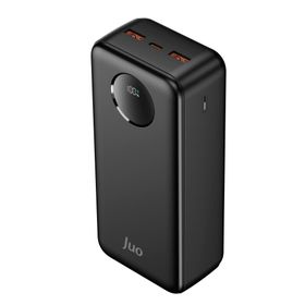 Juo 30.000 mAh 22.5W Siyah Dijital Led Ekranlı Taşınabilir Hızlı Şarj Cihazı Powerbank