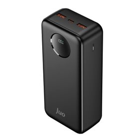 Juo 30.000 mAh 22.5W Siyah Dijital Led Ekranlı Taşınabilir Hızlı Şarj Cihazı Powerbank