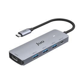 Juo 5 GBPS 100W 4K 60 Hz HDMI USB 3.2 Type-C Çoklayıcı Hub