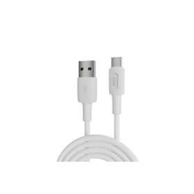 Juo 66W USB-A to USB Type-C Silikon Beyaz 1 mt Hızlı Şarj ve Data Kablosu