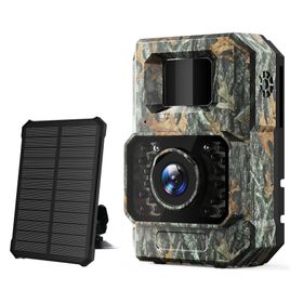 Juo 850WS Güneş Enerjili 48 MP Full HD WiFi Hareket Sensörlü Gece Görüşlü IP66 Su Geçirmez Fotokapan