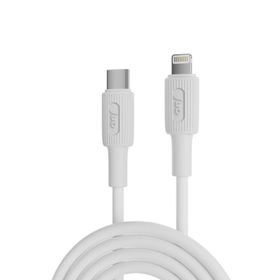 Juo iPhone iPad 27W USB Type-C to Lightning Beyaz 2 mt Silikon Hızlı Şarj ve Data Kablosu