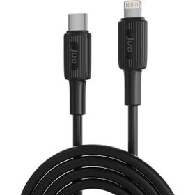 Juo iPhone iPad 27W USB Type-C to Lightning Siyah 2 mt Silikon Hızlı Şarj ve Data Kablosu