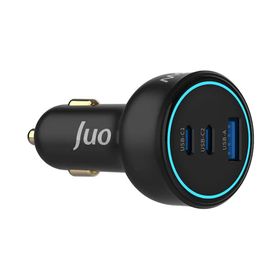 Juo PD 3.0 138W 3 Portlu Type-C + USB-A QC 4.0 Hızlı Araç İçi Şarj Cihazı