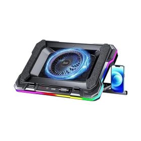 Juo Yeti 2200RPM RGB Işıklı Led Display Gaming Laptop Notebook Soğutucu Standı