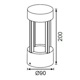 Jupiter LG984 3000K Led Bahçe Baba