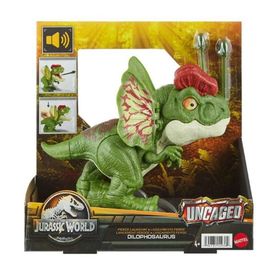 Jurassic World HNT65 Uncaged Sesli İnteraktif Dilophosaurus Figürü