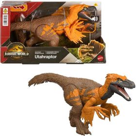 Jurassic World JGB87 JGC80 Film Serisi 30 cm Utahraptor Sesli Kükreyen Dinozor Figürü