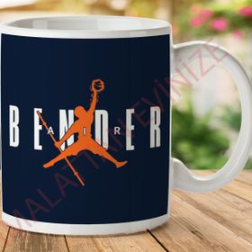 Just Bender Avatar Son Hava Bükücü Baskılı Kupa