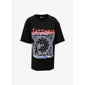 Just Cavalli 75OAHF04 Siyah Erkek T-shirt