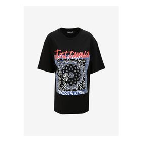 Just Cavalli 75OAHF04 Siyah Erkek T-shirt