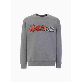 Just Cavalli 75OAI3R2 Gri Erkek Sweatshirt