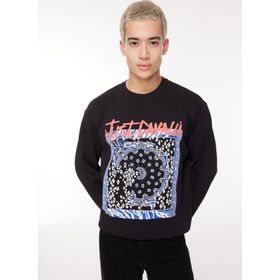 Just Cavalli 75OAIF04 Siyah Erkek Sweatshirt