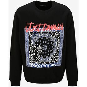 Just Cavalli 75OAIF04 Siyah Erkek Sweatshirt