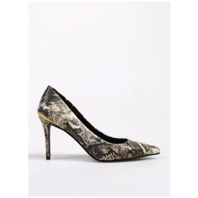 Just Cavalli 75RA3S55ZS986717 Siyah Gri Kadın Topuklu Ayakkabı
