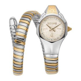 Just Cavalli Jc1l354m0055 Altın Rengi Metalik Gri Çelik Kadın Kol Saati